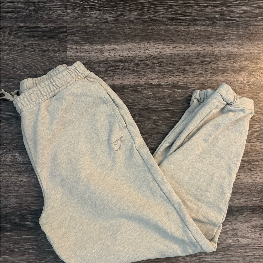 Womens Beige Jogger Pants